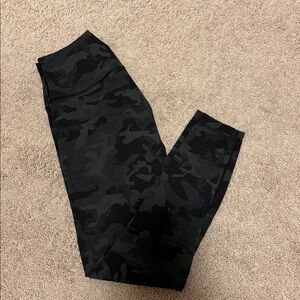 lululemon athletica Black Camouflage Leggings